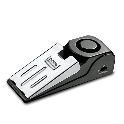 Door Stop Alarm with 120DB Siren Door Stop for Home & Travel (2 Count)