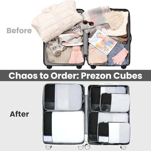 Compression Packing Cubes for Travel (6 Count)