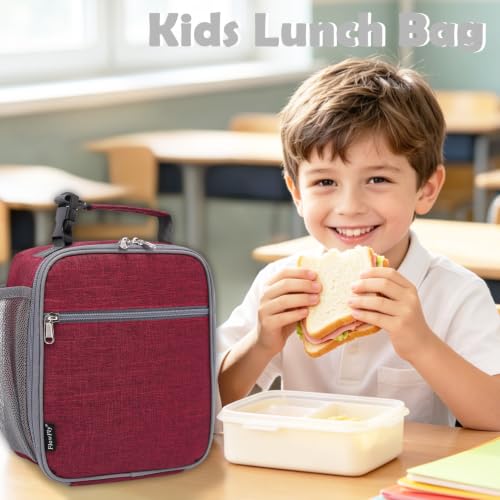 Kids Lunch box Insulated Soft Bag Mini Cooler Back to School Thermal Meal Tote Kit for Girls