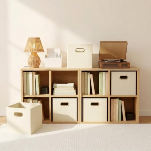 Fabric Storage Bins 6 Piece Set (6 Count)