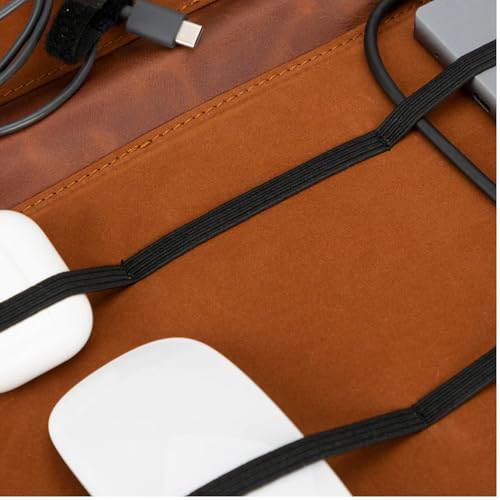 Medicine Handmade Leather Cable Organizer Bag