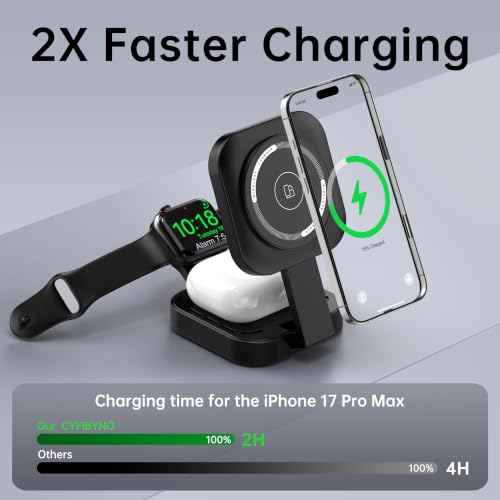 3 in 1 Mini Foldable Charging Station for Apple Devices