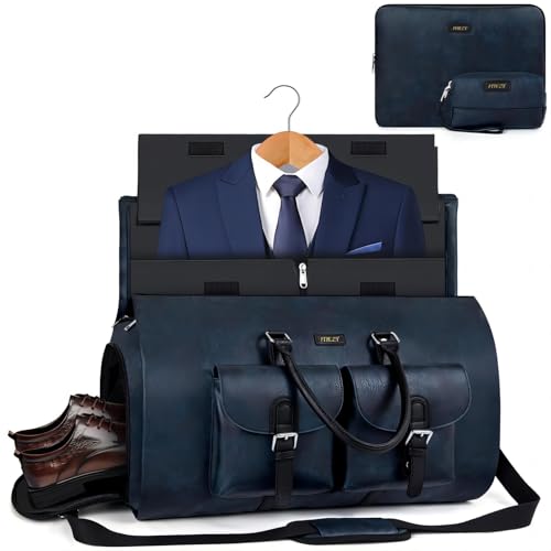 Garment Bag for Travel Convertible Carry on Travel Duffel Bag for Men Women