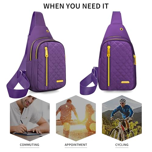 Small Sling Bag For Women Men Casual Crossbody Sling Backpack