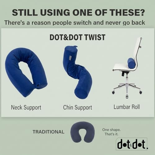 Twist Memory Foam Travel Pillow