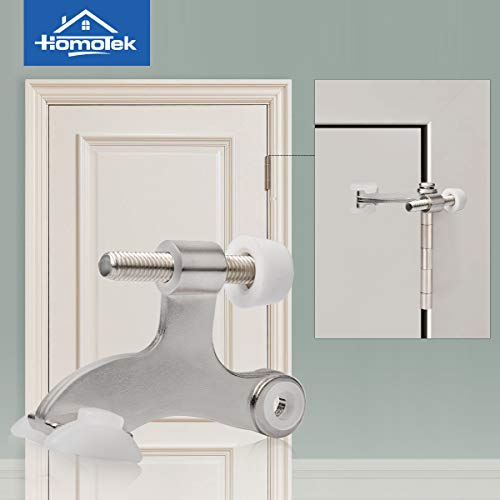2 Pack Hinge Pin Satin Nickel Door Stopper (2 Count)