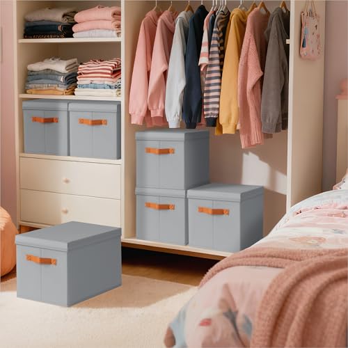 Storage Bins with Lids (8 Count)