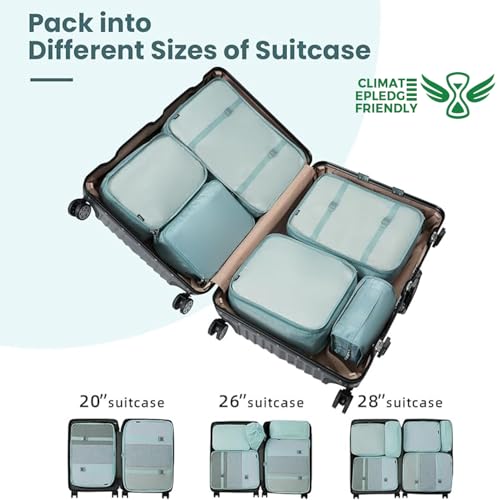 10 Set Packing Cubes Various Sizes Packing Organizer for Travel Accessories Luggage Carry On Suitcase