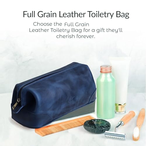 Leather Toiletry Bag for Men