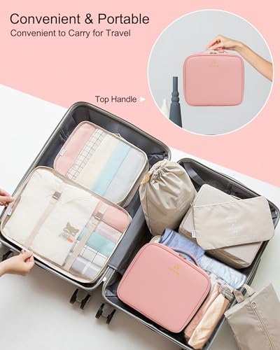 Makeup Bag with LED Mirror