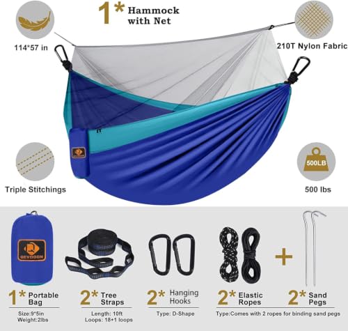 Camping Hammock with Mosquito Net