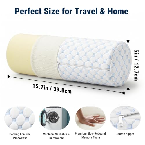 Neck Roll Pillow for Neck Pain Relief