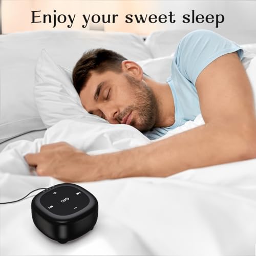 White Noise Sound Machine with 30 Soothing Sounds 36 Adjustable Volume Brown Noise Sound Machines for Sleep Office Privacy Bedroom 4 Timers Memory Function Sleep Sound Machine Baby Adult Elderly Care