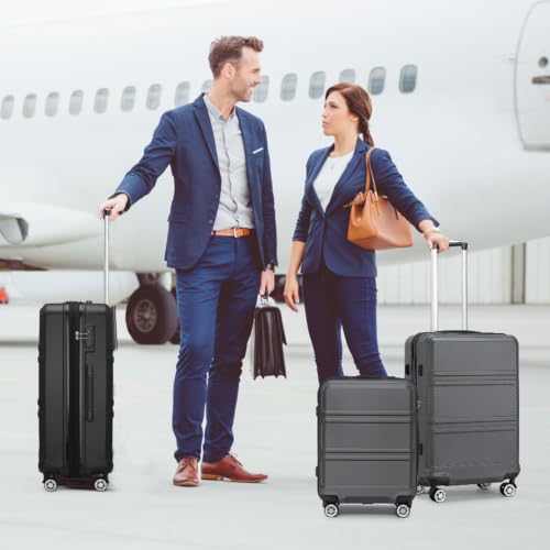 28 Inch Luggage Expandable Suitcase with Spinner Wheels TSA Lock