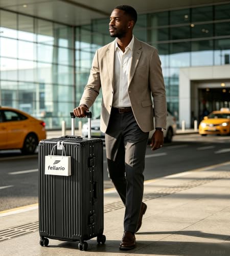 Super Large Aluminum Frame Checked Luggage