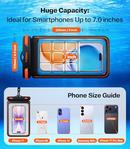 IPX8 Waterproof Phone Pouch Floating