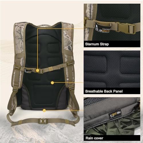40LCamo Hunting Backpack for Bow Rifle Gun