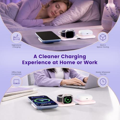 15W Magnetic Travel Charging Station