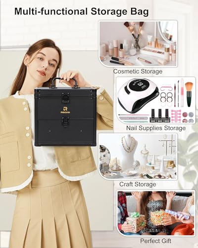 Makeup Bag with LED Mirror