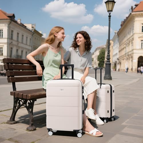 Luggage Set 6 Piece Carry on Hardcase Suitcase with Travel Bags (6 Count)