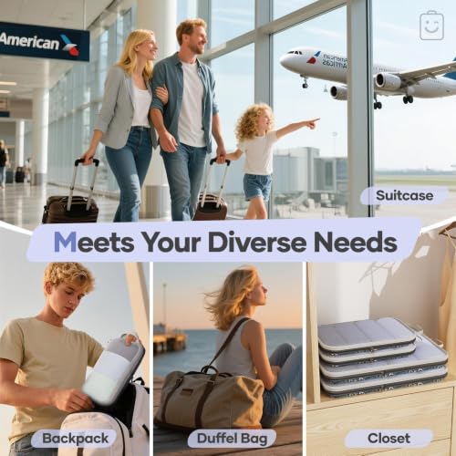 11 Set Compression Packing Cubes for Travel Essentials (11 Count)