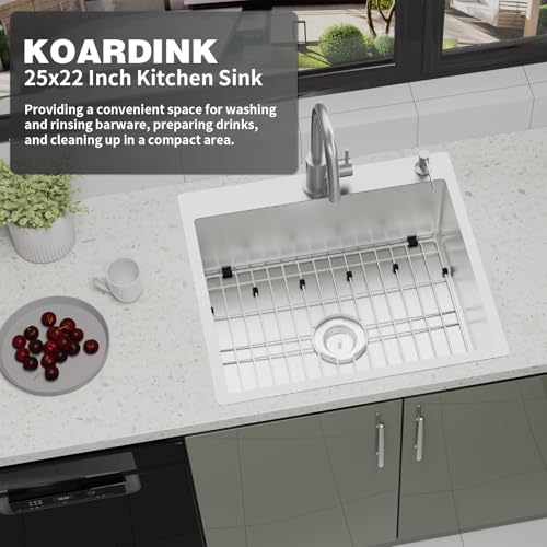 25x22 Inch Drop In Kitchen Sink