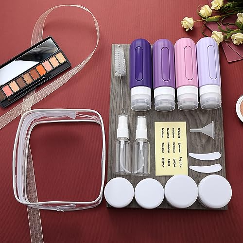 16 Pack Travel Bottles for Toiletries (16 Count)