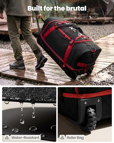 100L Rolling Duffle Bag with Wheels