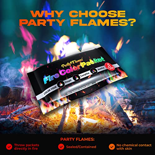 Magic Campfire Fire Color Changing Packets for Fire Pit (50 Count)