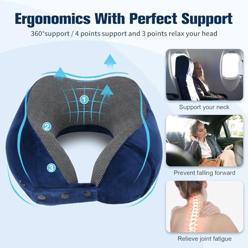 Neck Pillow for Traveling (4 Count)