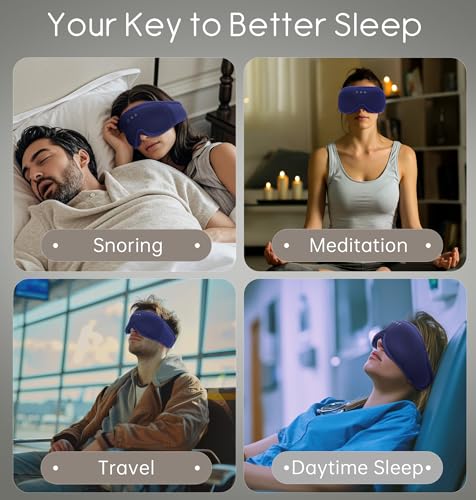 Sleep Mask with Headphones Bluetooth 5.4