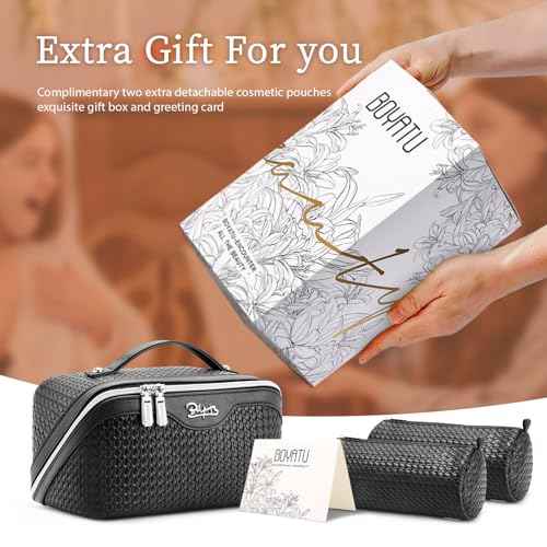Travel Makeup Bags for Women (3 Count)