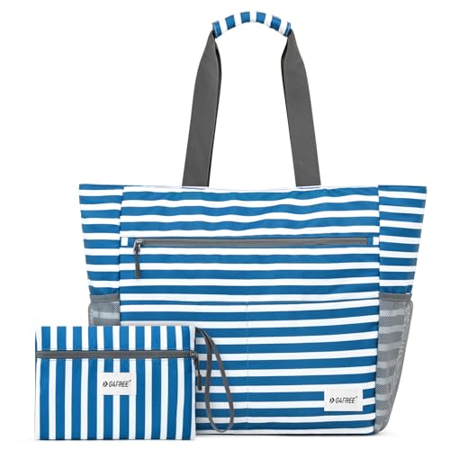 Beach Bag Waterproof Sandproof Large Capacity Foldable for Women