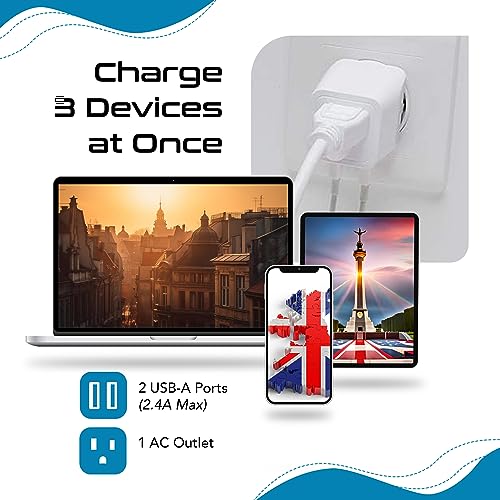 US to UK Plug Adapter