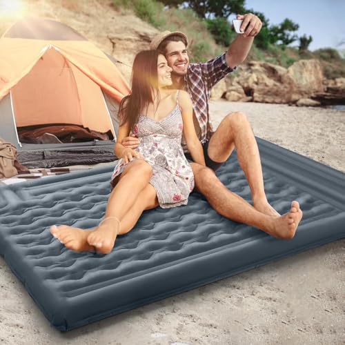 Double Sleeping Pad Camping with Pillow & Built