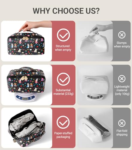 Travel Makeup Bag for Women