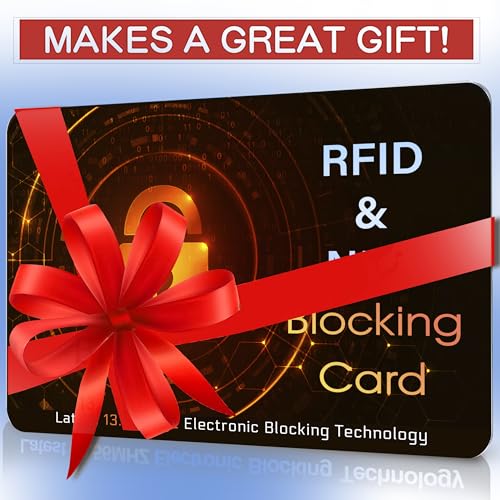 5 Pack RFID Blocking Card for Credit Debit Card (5 Count)