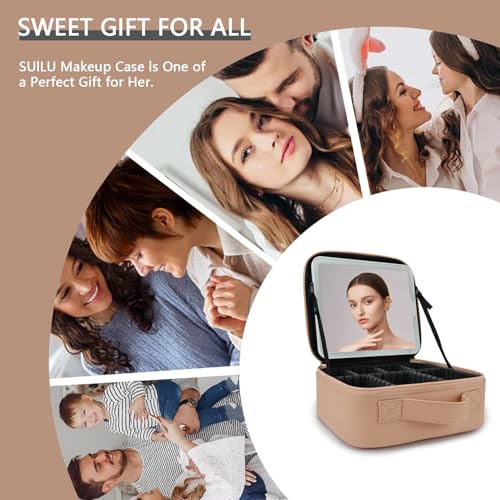Makeup Bag with Led Mirror