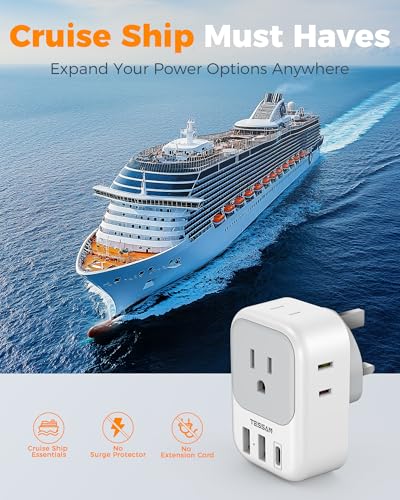 UK Adapters for Travel (2 Count)