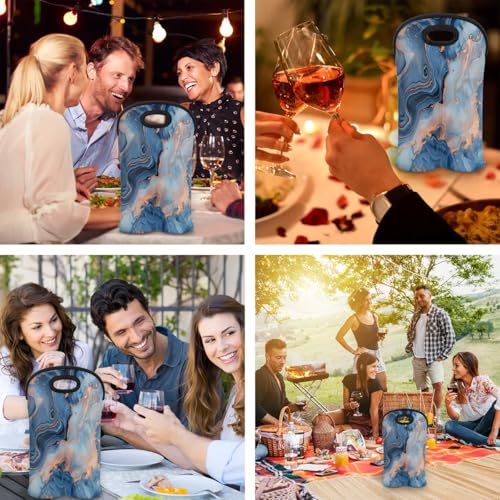 Wine Carrier Tote Personalized Bag for 2 Bottles