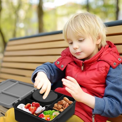 Kids Lunch Box with Thermo Insulated Lunch Bag for School (8 Count)