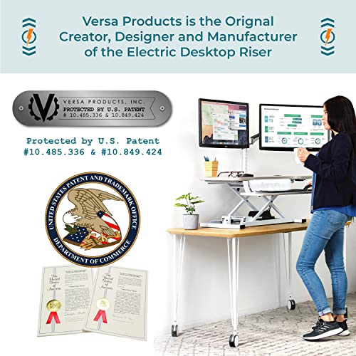 PowerPro 48 Inch Electric Standing Desk Converter