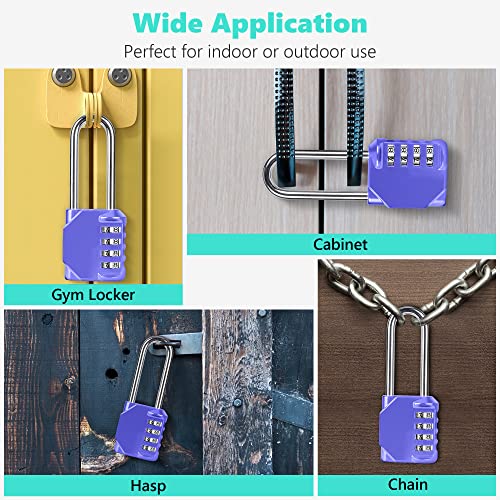 CL21VP 2.6 Inch Long Shackle Combination Lock