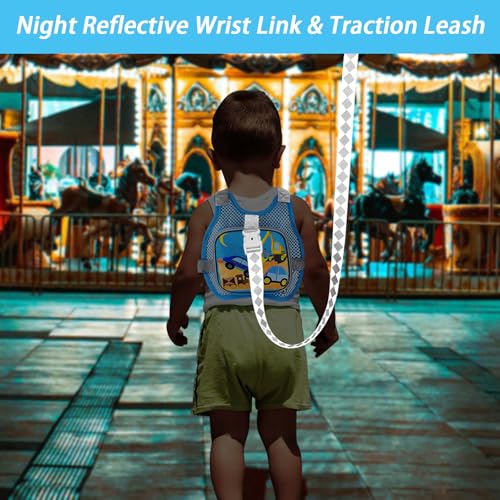 Toddler Harness Leash + Anti Lost Wrist Link