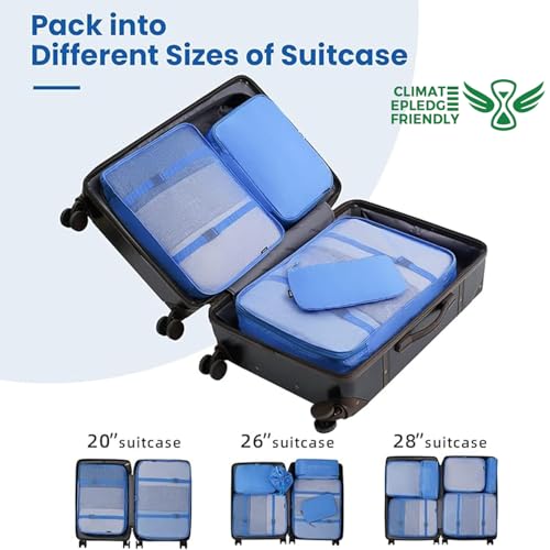 10 Set Packing Cubes Various Sizes Packing Organizer for Travel Accessories Luggage Carry On Suitcase