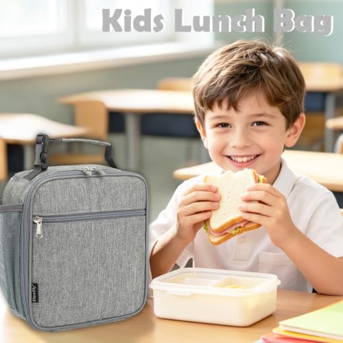 Kids Lunch box Insulated Soft Bag Mini Cooler Back to School Thermal Meal Tote Kit for Girls
