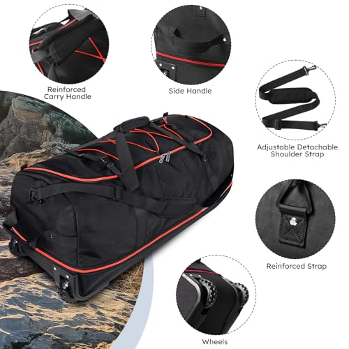 110L Expandable to 140L 32” Foldable Oxford Soft