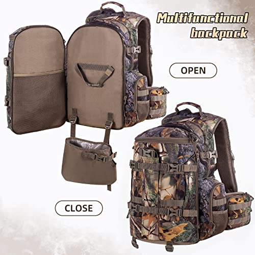Large Hunting Backpack with padded weapon for Bow Rifle Hunting Gear Accessories 40L