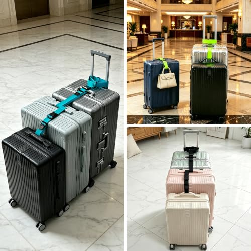 2 Pack Luggage Connector Straps