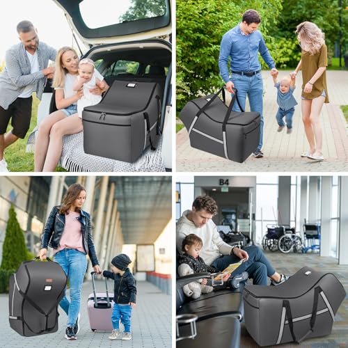 Infant Car Seat Travel Bag for Airplane Compatible with All Nuna Pipa Car Seat and Base